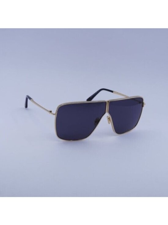 Tom Ford FT1159 30A Huxley Sunglasses Gold Aviator Frame, Smoke Lenses main image 6